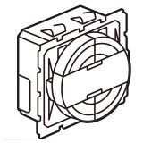 KNX-奥特 4联4键控制器, 陶瓷白圆形